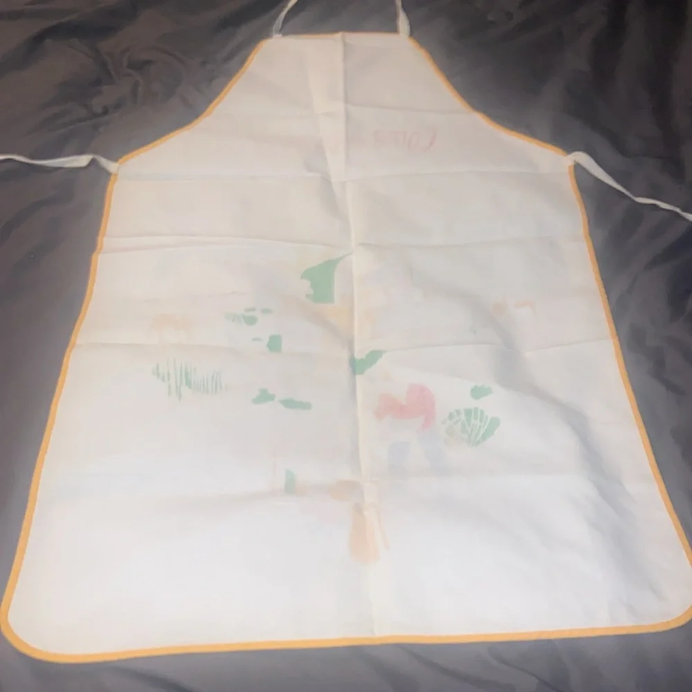 Vintage 1970's Come and Get It! Cowboy chuck wagon apron.